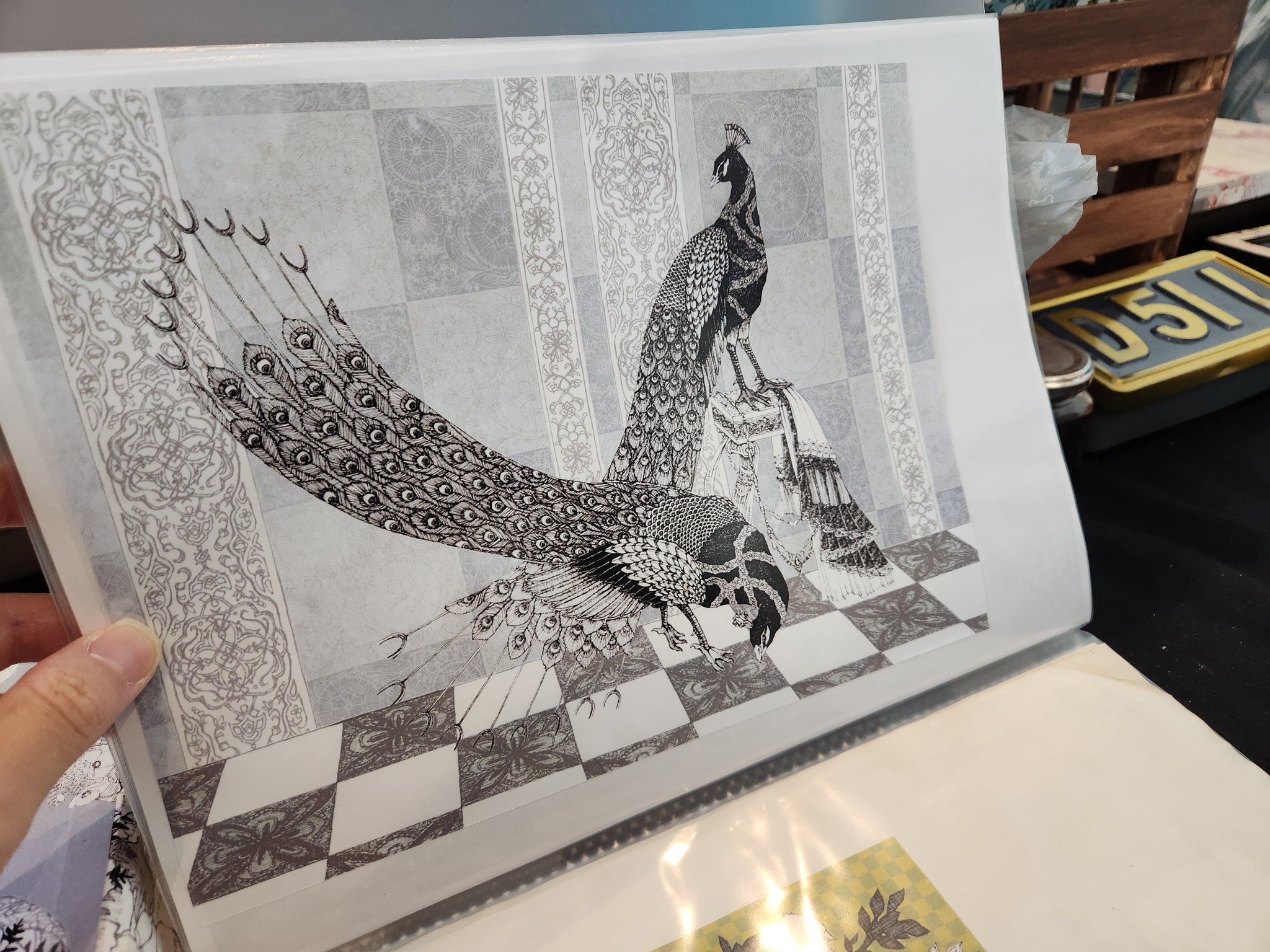 専用　フルカラー孔雀 孔雀の水彩画.jpg?s=170667a&w=0