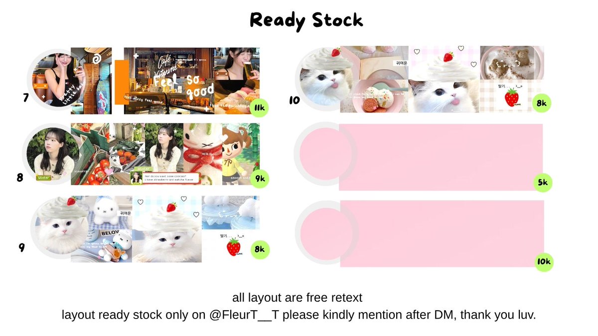 Help retweet, terimakasih banyak ! ♡

hai semuanya aku punya Ningning, Winter, Wonyoung, Wonhee, Kucing layout ready stick ! kamu bisa take melalui DM ku atau t.me/koznami  #zonauang