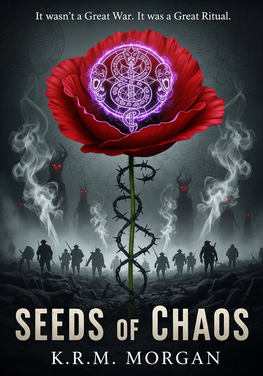 KRM_Morgan's tweet image. Seeds of Chaos: It wasn’t the Great War. It was the Great Ritual (The Veiled War Legacy Book 2)
Now available for preorder
Link: amzn.eu/d/hPvJck7
#HistoricalAdventure
#GoldenDawnMagic
#SupernaturalThriller