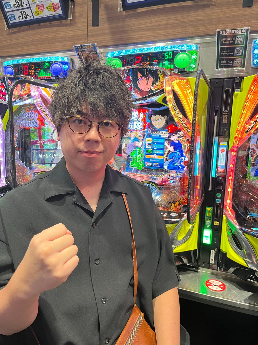 dynam_00439's tweet image. ダイナム滋賀彦根店です😉

JIRO(@JIROyakiniku)さん ただいま実戦中です😍

本日は #ダイナム創業日 💚
ご用事やお仕事終わりのお客様も
ぜひ、ダイナム滋賀彦根店へ✨

ご来店心よりお待ちしております😌

#ダイナム　#滋賀彦根
#グランドオープン