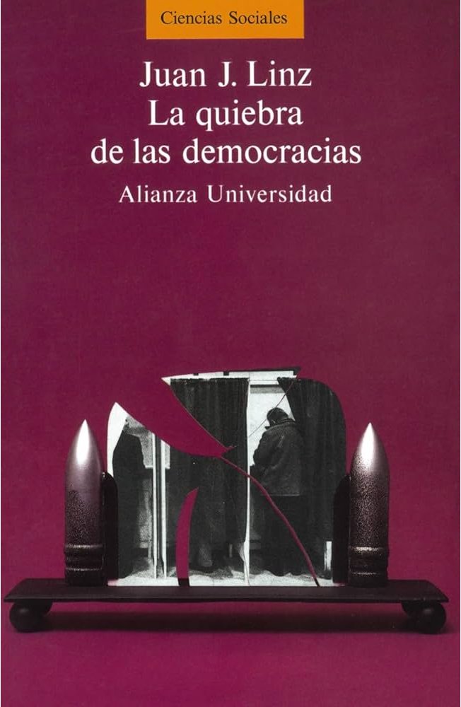 Linz y la democracia

Este libro se enfoca en amenazas a la democracia que vienen de una oposición desleal. Hoy muchos problemas se originan en los gobiernos. Igual, el libro está lleno de ideas para pensar en problemas de la democracia.

Descarga libre: inep.org/images/2024/TX…