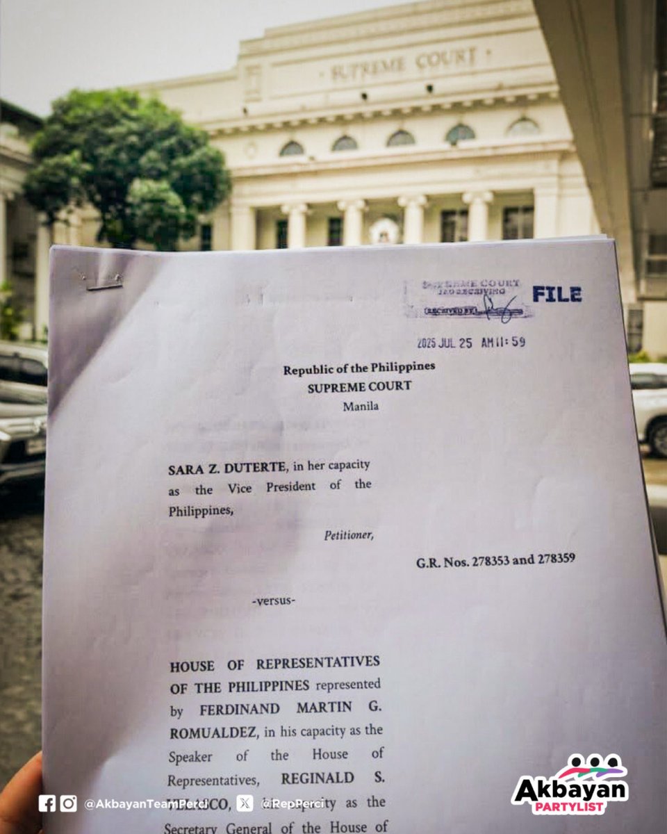 tinapperez's tweet image. Akbayan Rep Perci Cendaña has filed a motion to intervene at the Supreme Court to ask that VP Duterte's petition against the impeachment be dismissed. @gmanews @gmanewsbreaking 📷Office of Akbayan Rep Cendaña