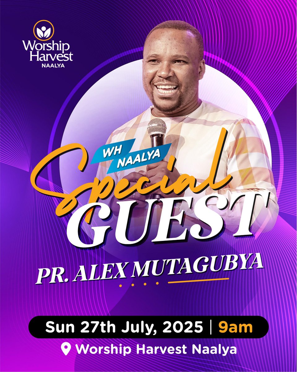 This Sunday at Worship Harvest Naalya, come ready for a powerful time. 

Invite a friend and let’s experience God together.