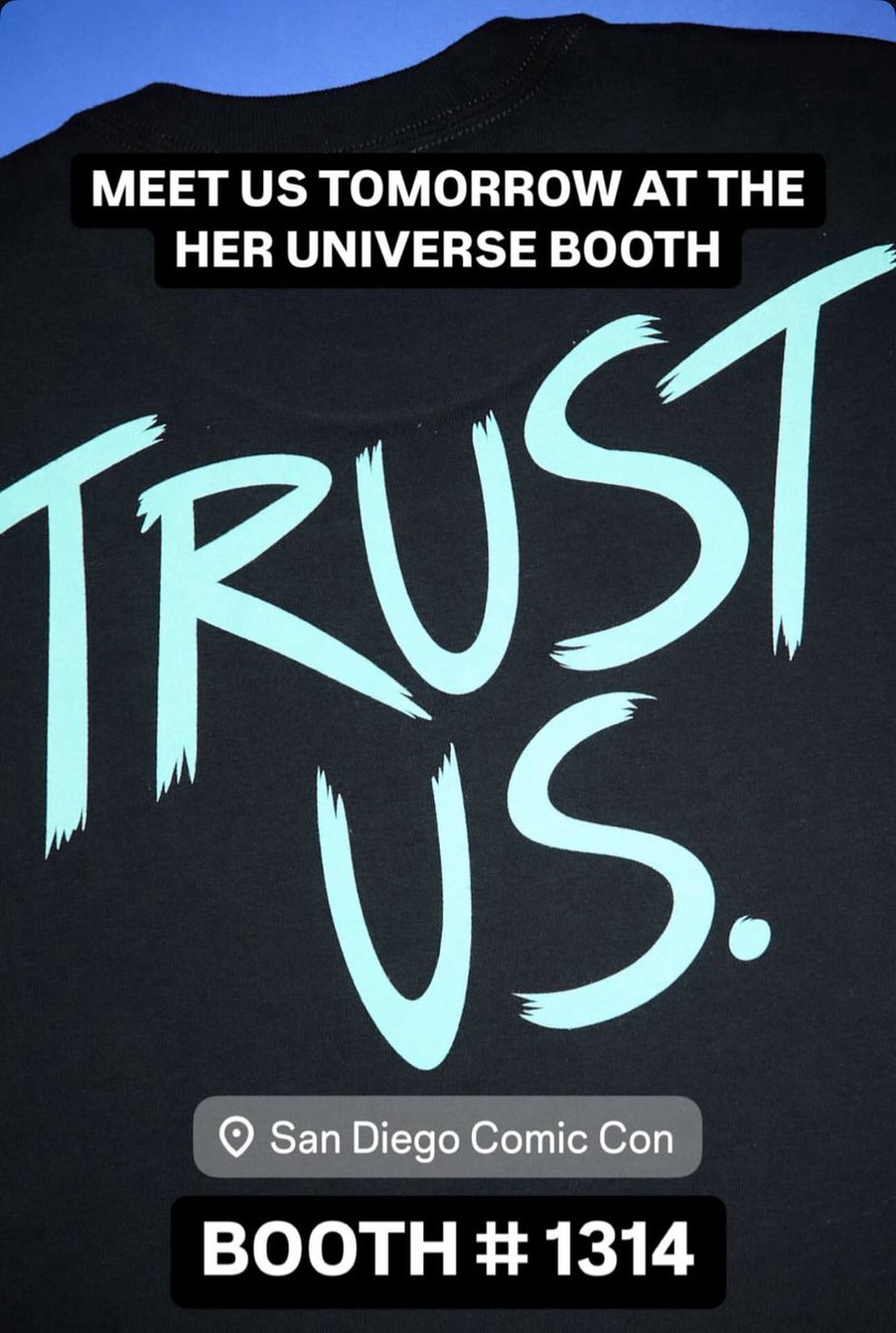 HELLAVERSE's tweet image. Trust Us…with your con @HerUniverse #SDCC