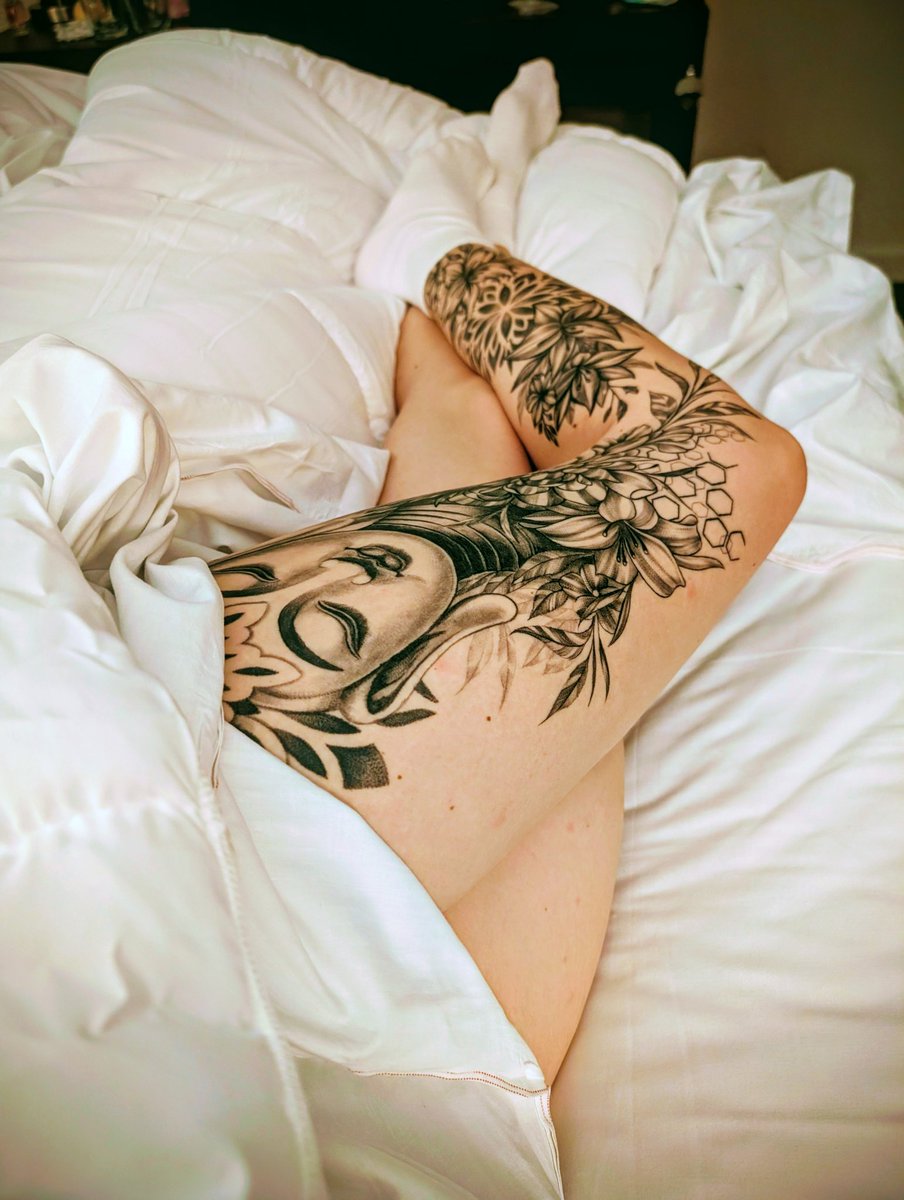 Crypto_CHADDETT's tweet image. Morning &amp;amp; night 

Tattoo pain? 
Nah. 
I call it spicy meditation