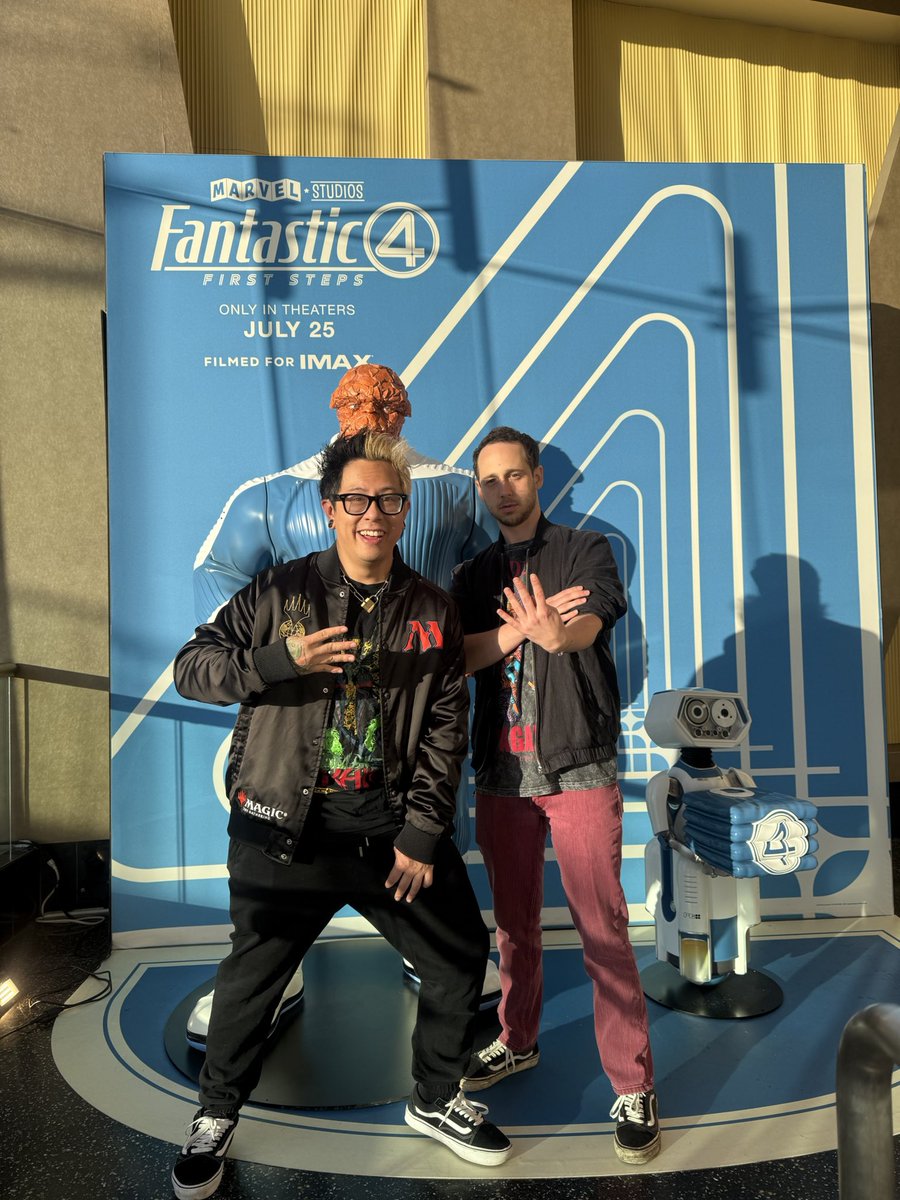 Got out of #FantasticFour and the movie took awhile to take off but once it did, it was solid! In a universe of geniuses, I loved how Reed stood out from Stark &amp; other big brains. The score &amp; world design is truly Fantastic.