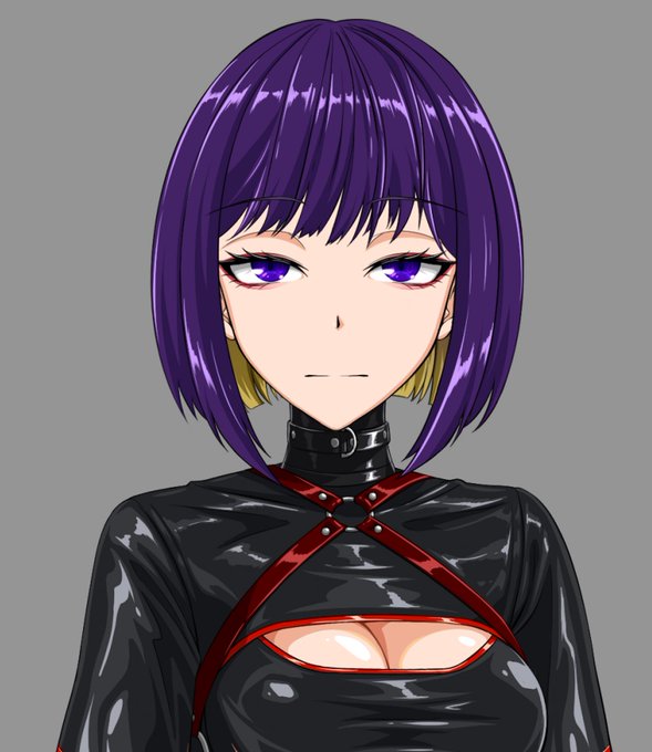 Live2Dの勉強がてら、ぐりぐり動かせるラバーボンデージお姉さんを描いてみました。
うまく動かせるかな…(:3[▓▓] 