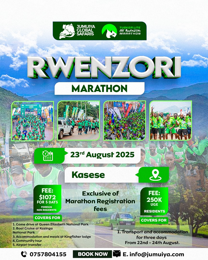 KigaBae2's tweet image. You want to go for the @RwenzoriMarathn and you are not sure how?
Well @jumuiyasafaris got you.
From transport to accommodation and much more. Contact them directly or via @trevor_matovu for more details. Let's explore the Pearl together.
#TuskerliteRwenzoriMarathon
