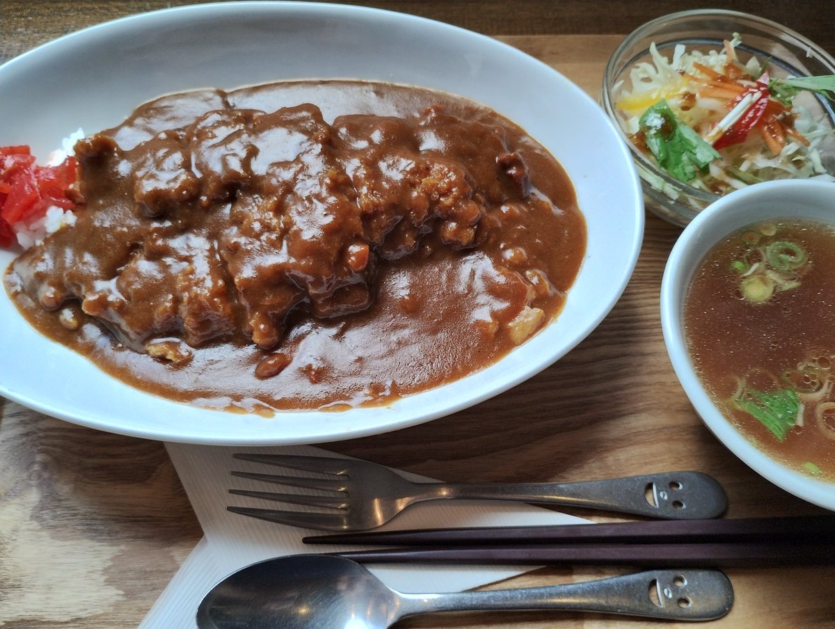 田向のあったか食堂　田田に行ってきた
# カツカレー
