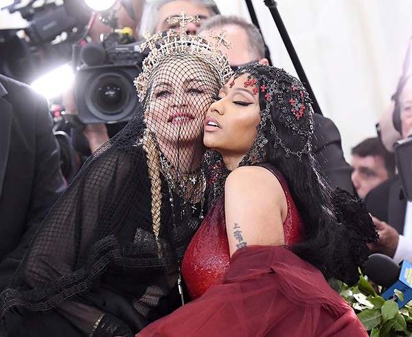 queen of pop and queen of rap 💋