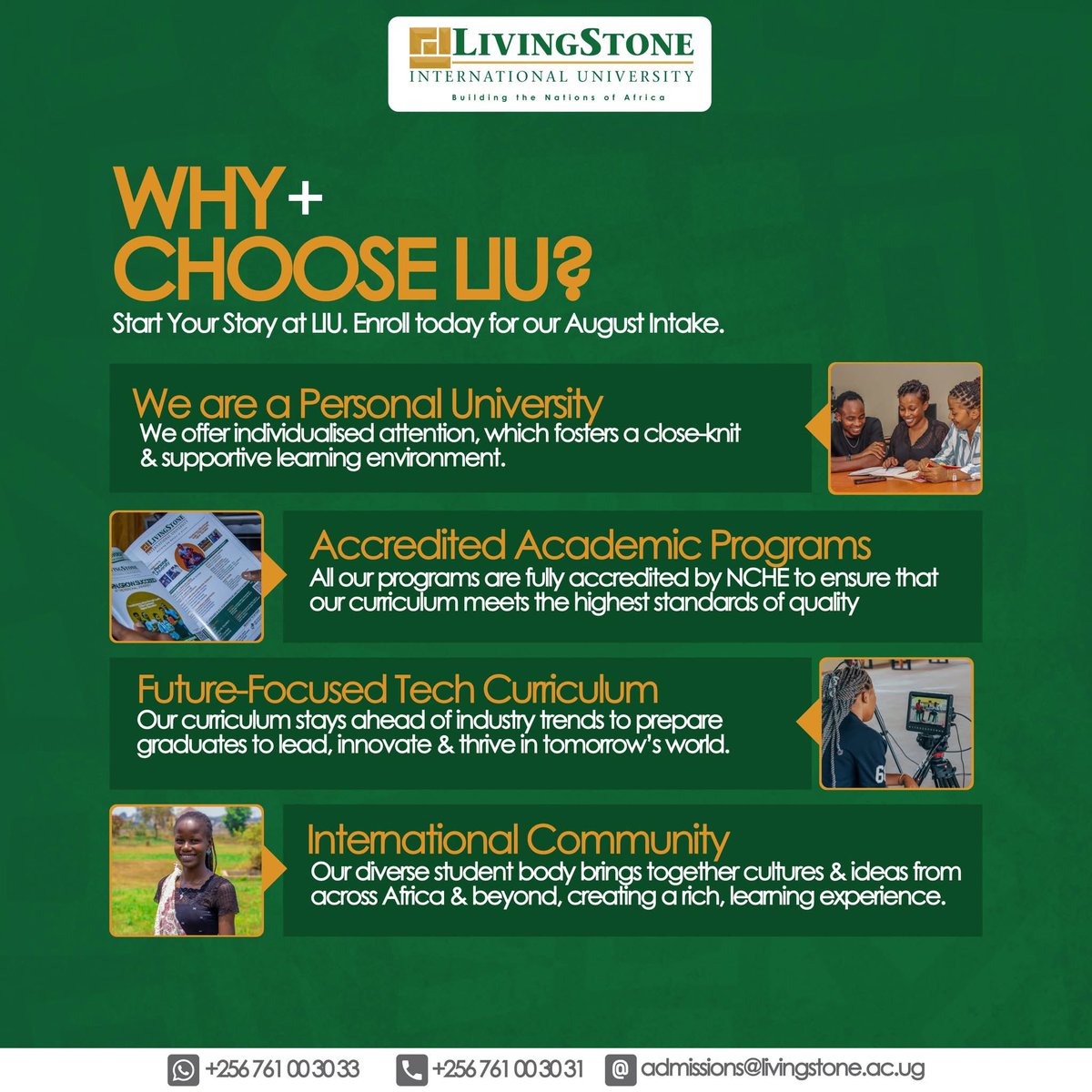 AishaPawaz's tweet image. Register now for our August INTAKEππ
Call /WhatsApp: 0761003031/0761003033