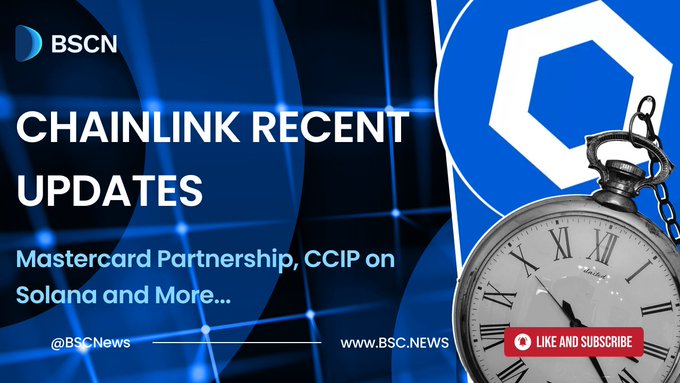 Chainlink Recent Updates featuring Mastercard Partnership and CCIP on Solana