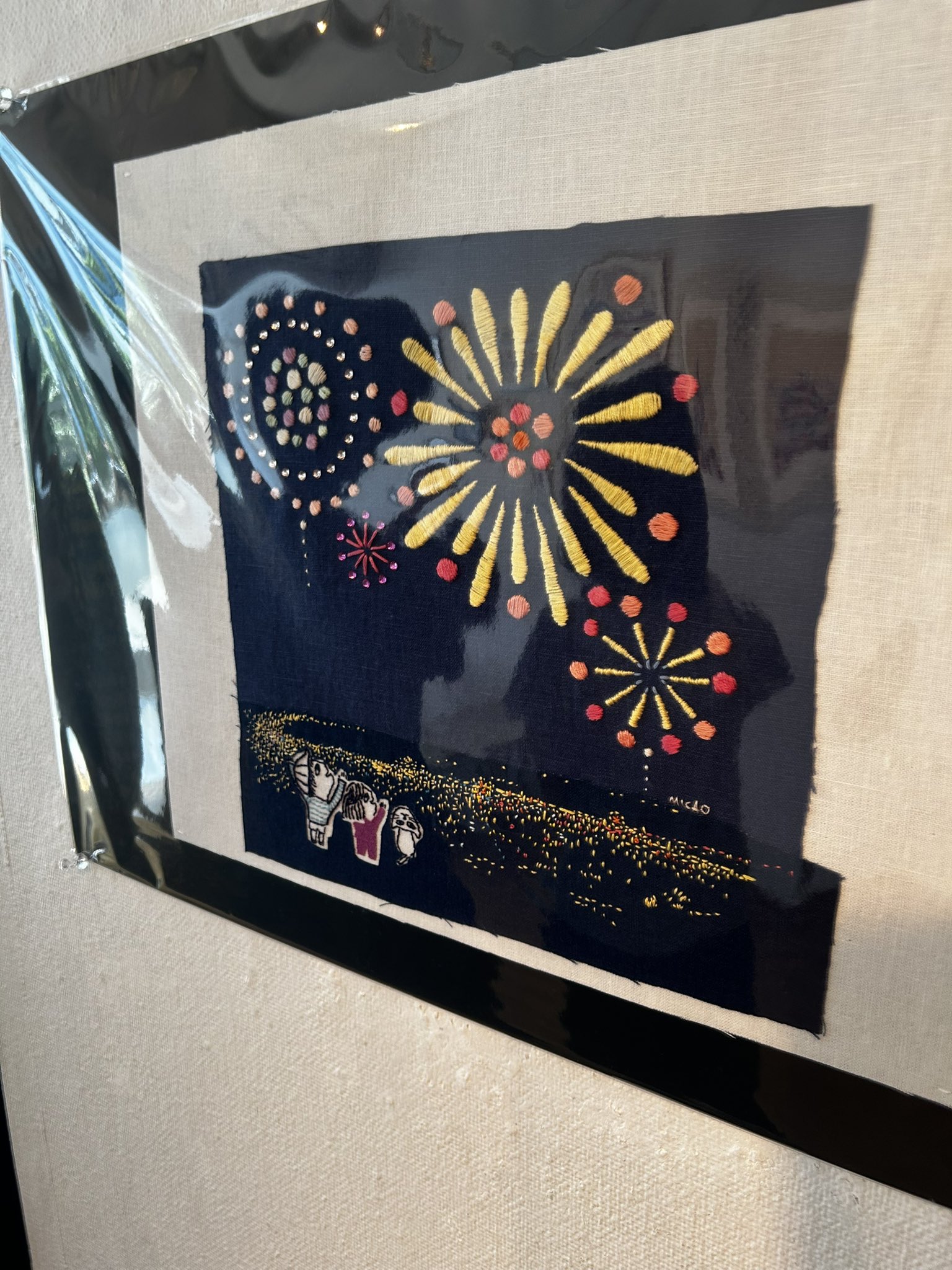 ミカオ MICAO 「やわらかな雨」版画 絵画 平林美奈子 絵画作品