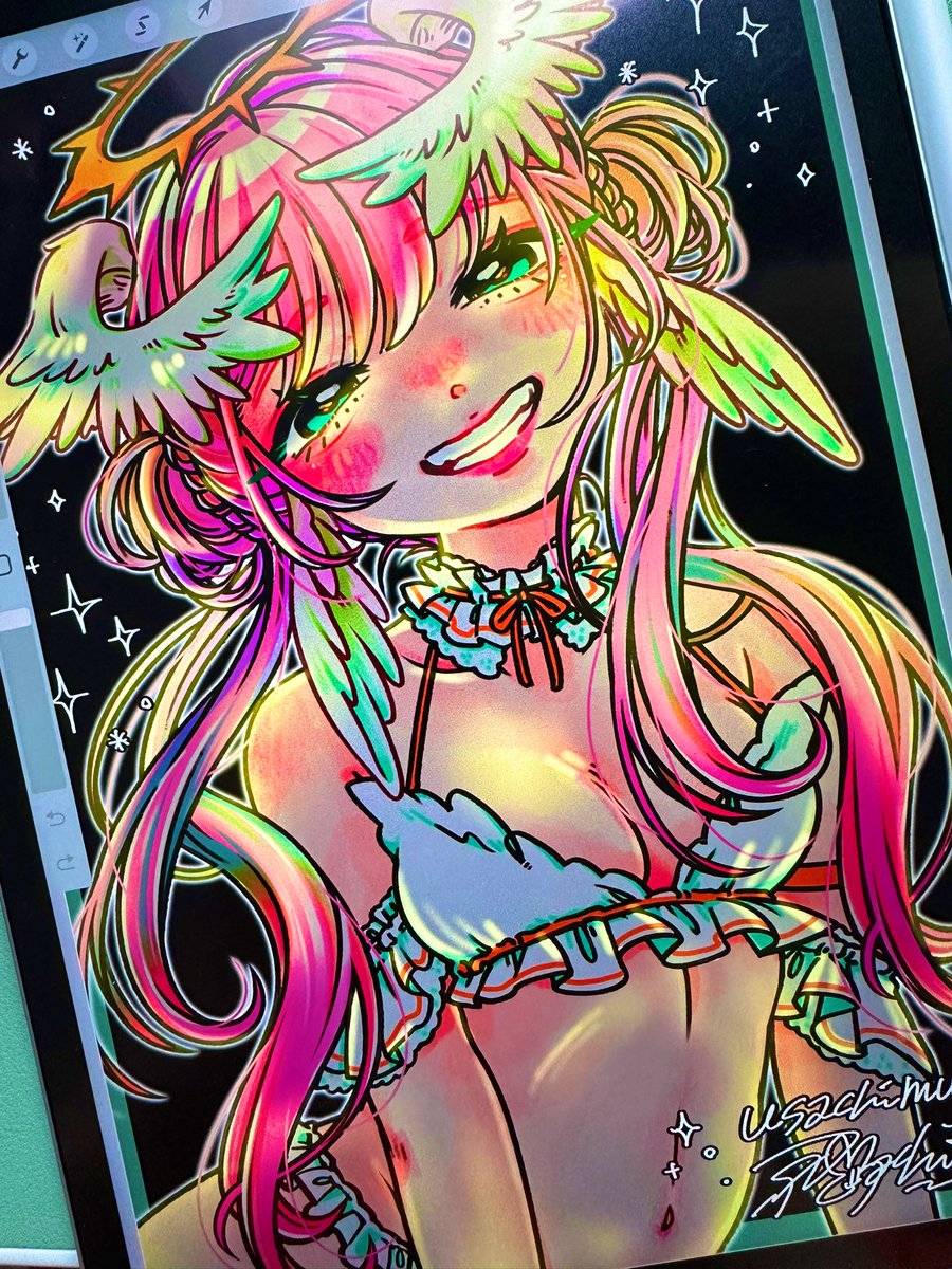 「生きてる絵 #usachimus #pr #宣伝 #広告」|usachimu's!!のイラスト