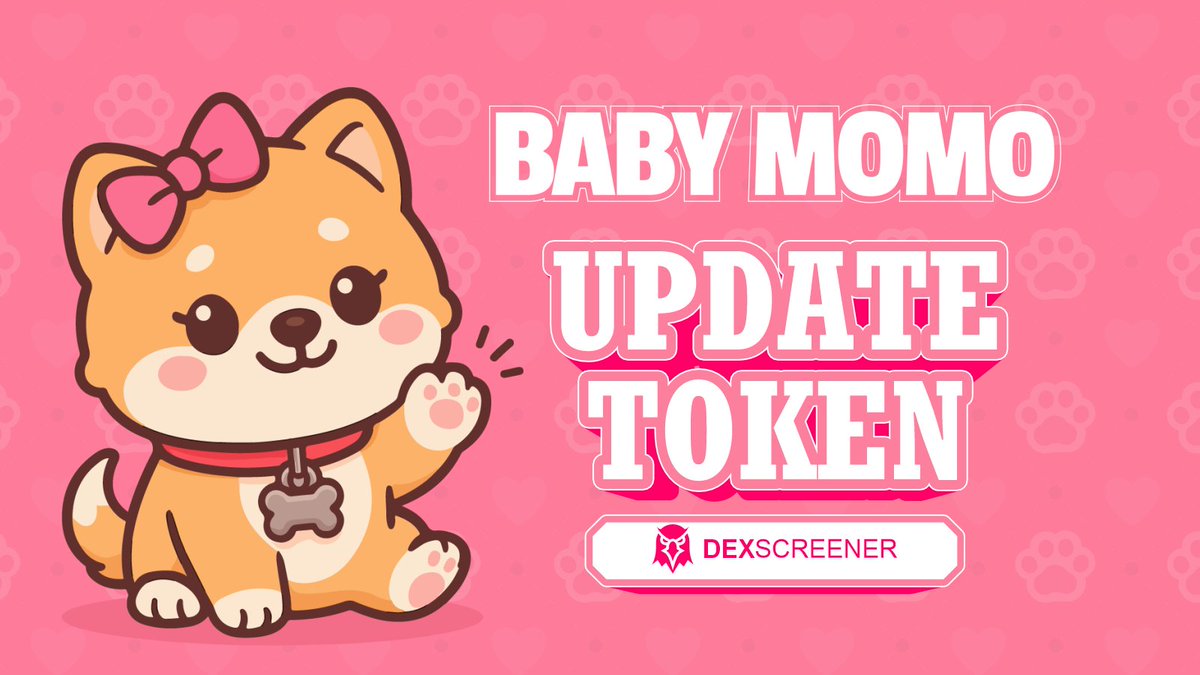 Big news! $BABY MOMO Token Update is here! Stay ahead of the game and track the latest moves on DexScreener

dexscreener.com/solana/6tF77h1…