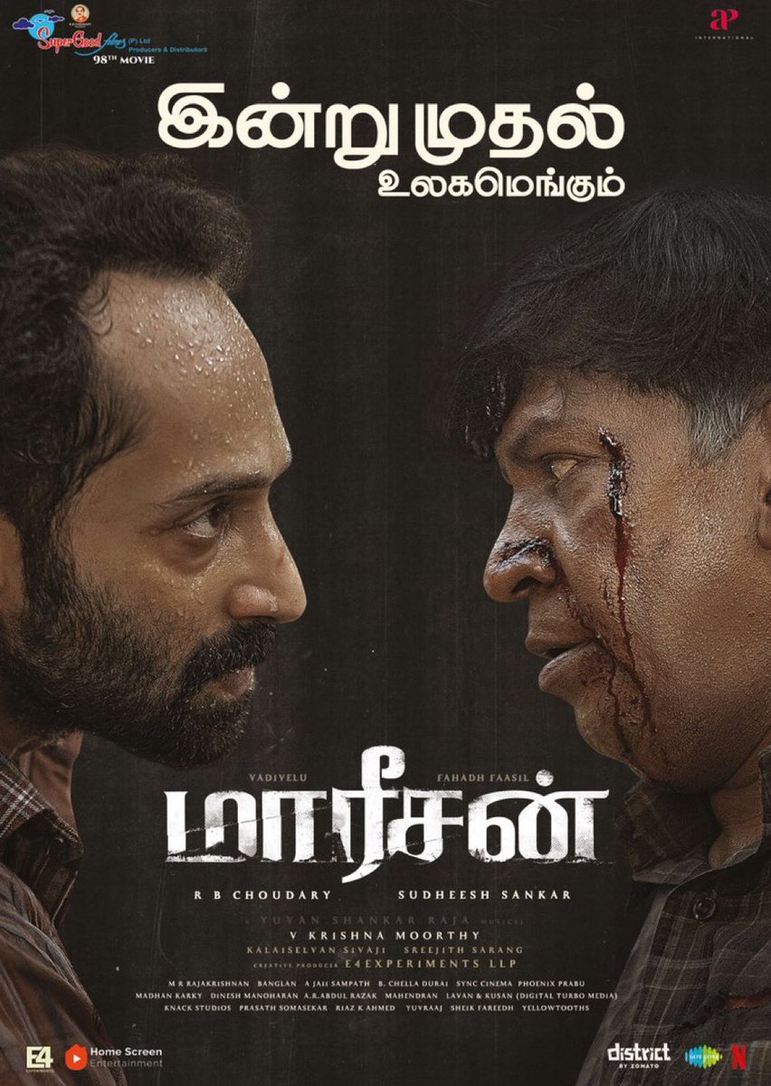 OTT_Trackers's tweet image. #Maareesan Digital Streaming Rights Bagged by Netflix ๐ฟ!!
#OTT_Trackers