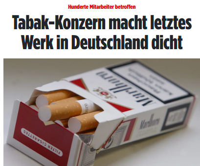 BockwurstClown's tweet image. Zeitweise prägten über 140 Zigarettenfabriken das Stadtbild. Jetzt endet diese Ära: Der Tabak-Riese Philip Morris (u.a. Marlboro, f6, Chesterfield) macht sein letztes deutsches Werk in Dresden dicht.
Und 2026 kommen DANK #CDU/#CSU noch mehr Steuern auf uns zu.
#Merz #Söder #Ende