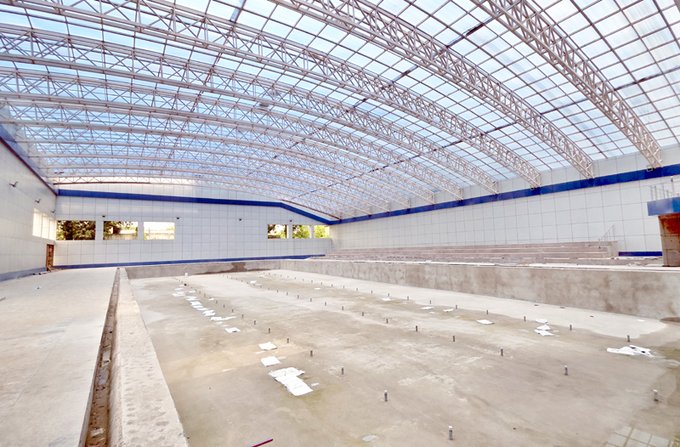 JammuTribune's tweet image. MA Stadium’s all-weather Swimming Pool to be ready by Jan-2026

#MAStadium #AllWeatherPool #SportsDevelopment