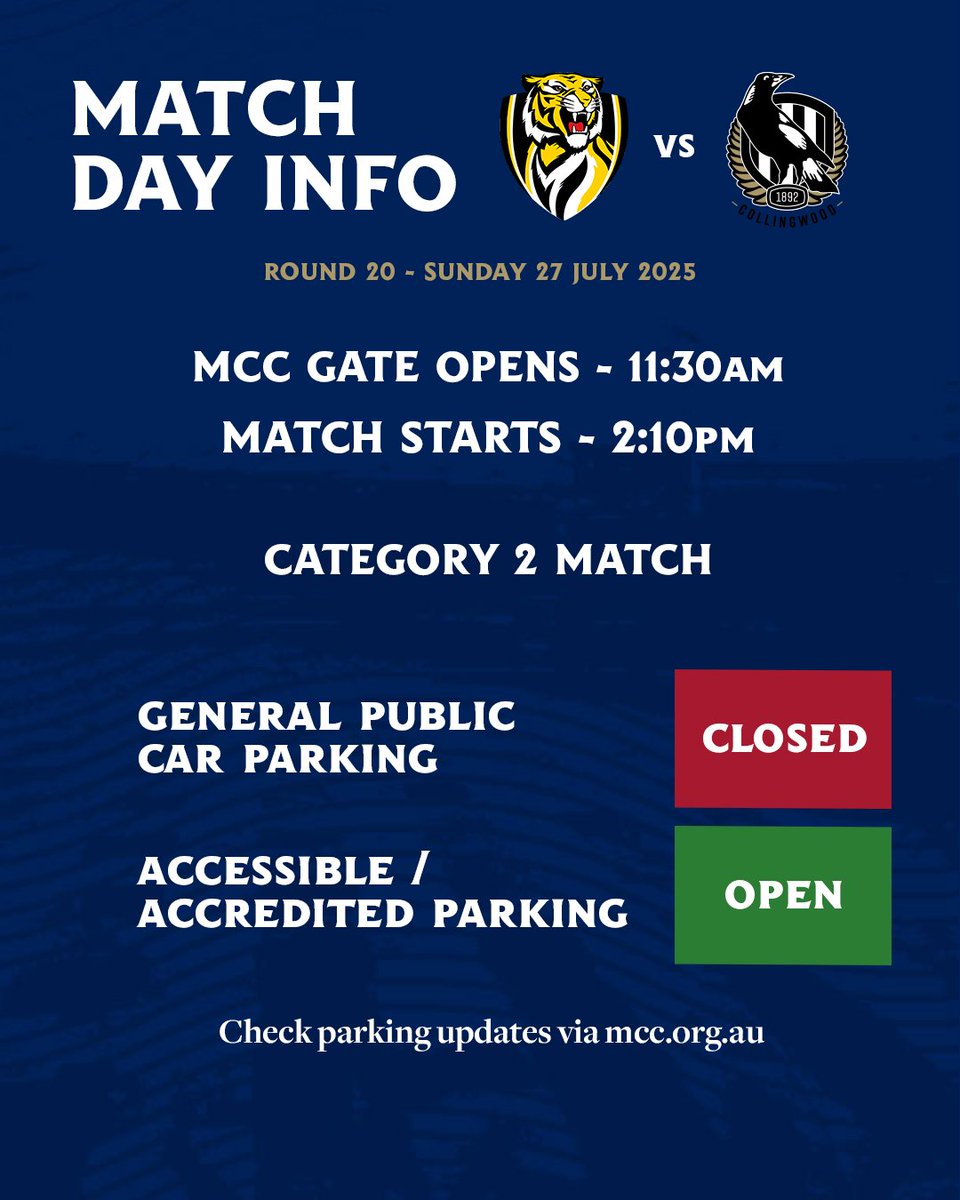 Wrapping up a big weekend of action in the Reserve.

Unreserved seating 📍 bit.ly/TigersPiesUnre…
Library fact sheet 📚 bit.ly/TigersPiesFact…
