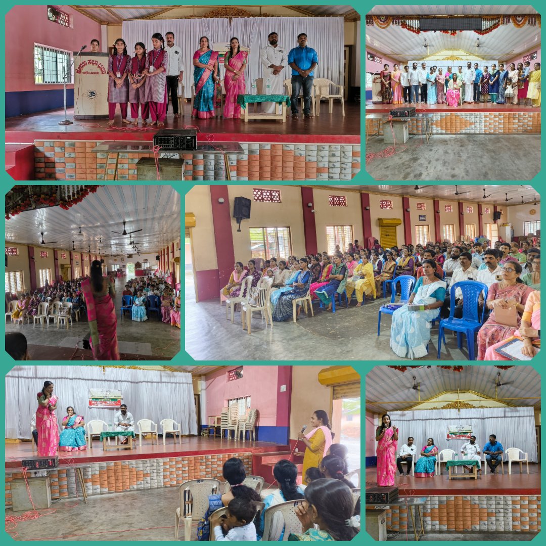Ms. Achala M. Patel, Student Counsellor DSA,MAHE delivered a powerful talk at Govt. Higher Primary School, Aliooru – Moodbidri on the Role of Parents in Holistic Child Development.