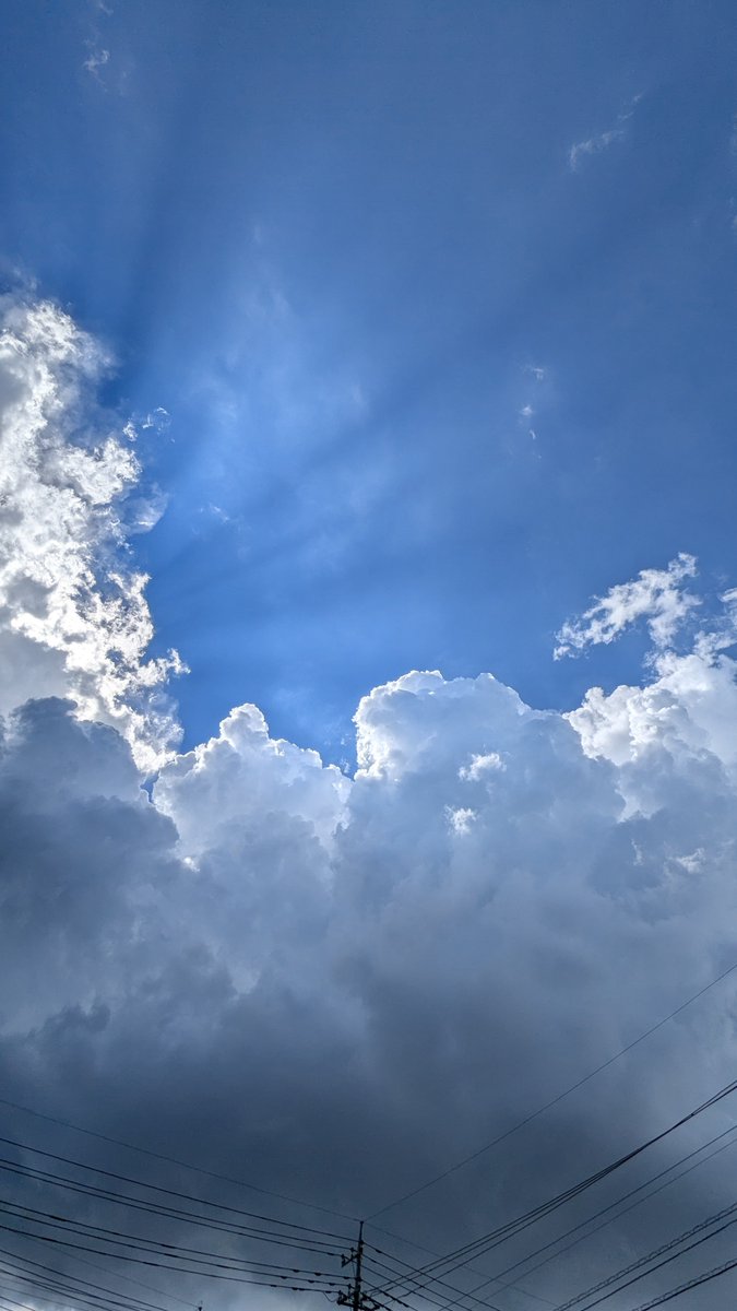 tohi104desu1's tweet image. 入道雲現る