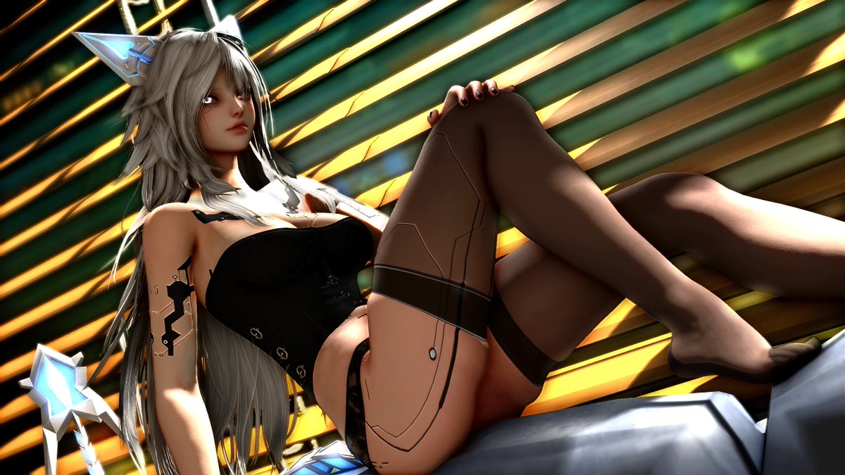 ABunhunter's tweet image. Android cat loves to sunbathe.