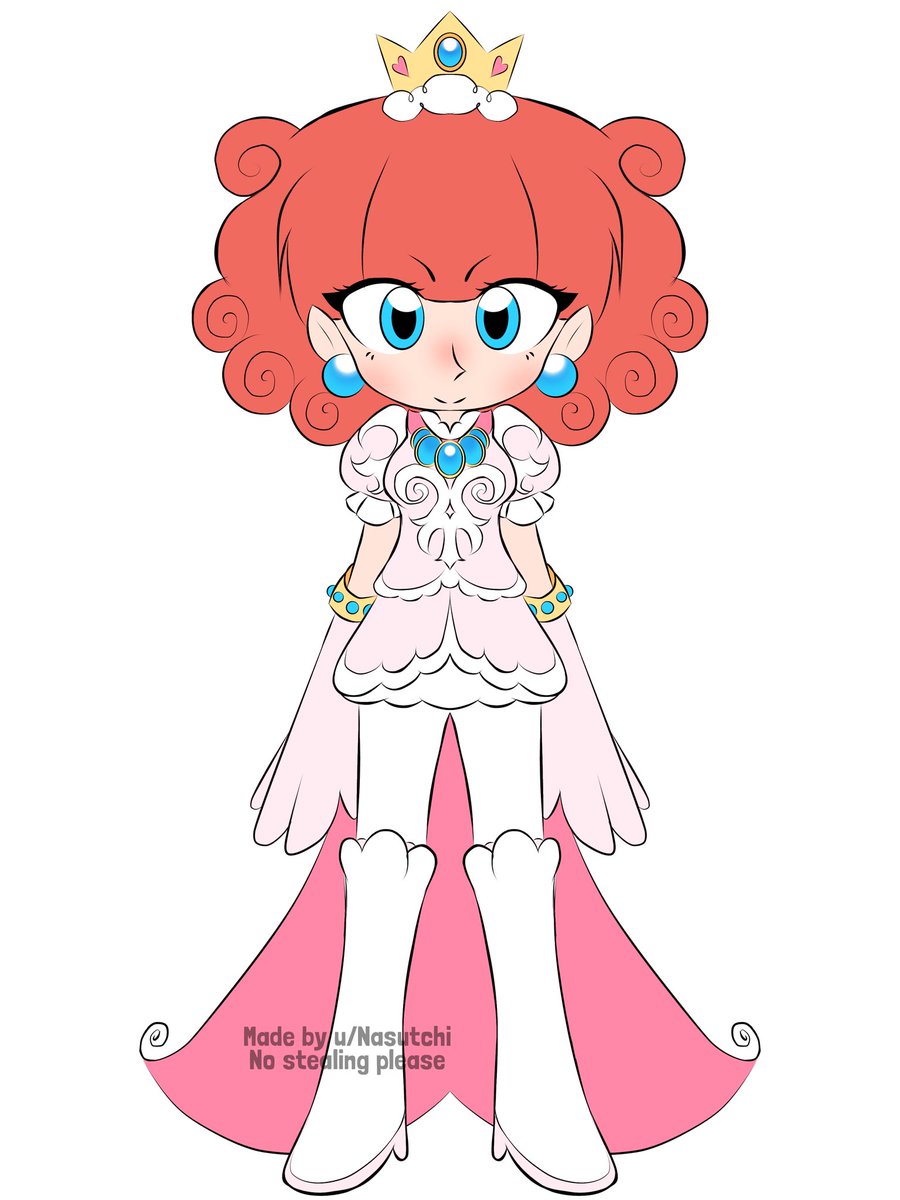 NurseNasu990's tweet image. My own version of Princess Shokora in the Warioware Gold artstyle
I gave her curly hair based off her Wario Land 4 illustration of her teenage form
#Warioware #PrincessShokora #WarioLand4