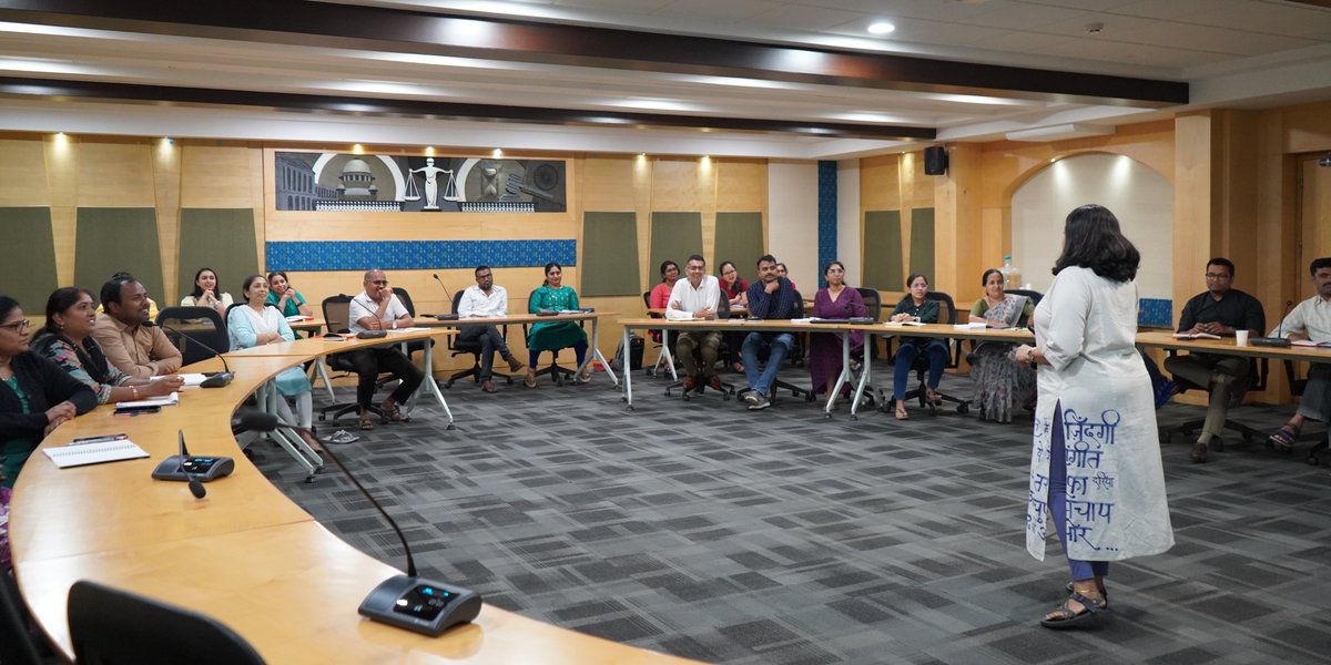 NLSIUofficial's tweet image. The #NLSIU People and Culture team organised an on-campus workshop on ‘Communication Skills’ for University staff on July 23, 2025. The aim of the session was to improve teamwork, foster relationships between stakeholders and reduce misunderstandings in the workplace.
The…