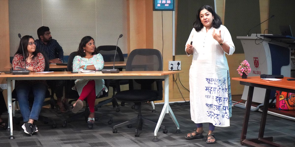 NLSIUofficial's tweet image. The #NLSIU People and Culture team organised an on-campus workshop on ‘Communication Skills’ for University staff on July 23, 2025. The aim of the session was to improve teamwork, foster relationships between stakeholders and reduce misunderstandings in the workplace.
The…