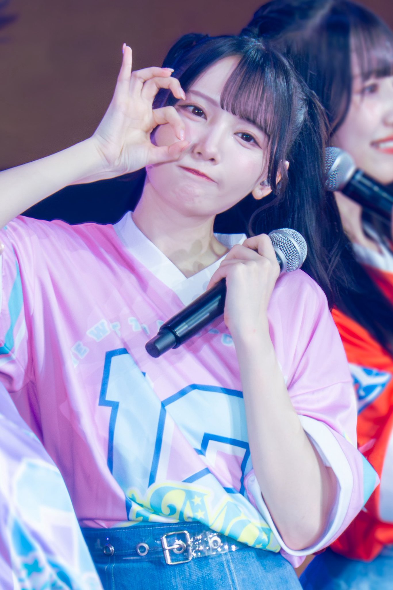 レン ノイミー　≠ME 鈴木瞳美　2020 初期　ビブス　青 ≠ME ノイミー ビブス 鈴木瞳美