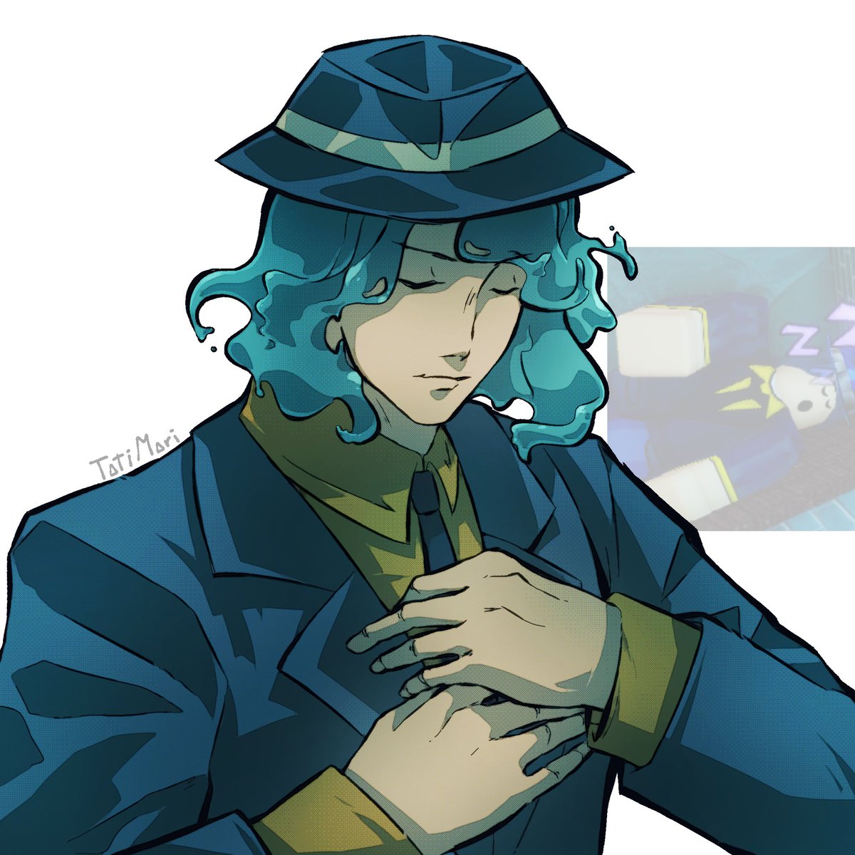 TotiMori_'s tweet image. Dibujo del Guía después de 3 meses de bloqueo artístico 😔 #FE2FanArt #FE2