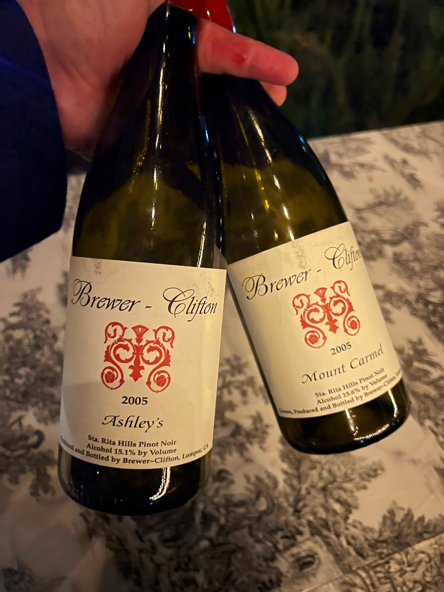 So_mmel_ier's tweet image. Great wine dinner with Greg Brewer of Brewer Clifton. Amazing Chardonnay, Pinot Noir and Syrah from Santa Barbara county🔥