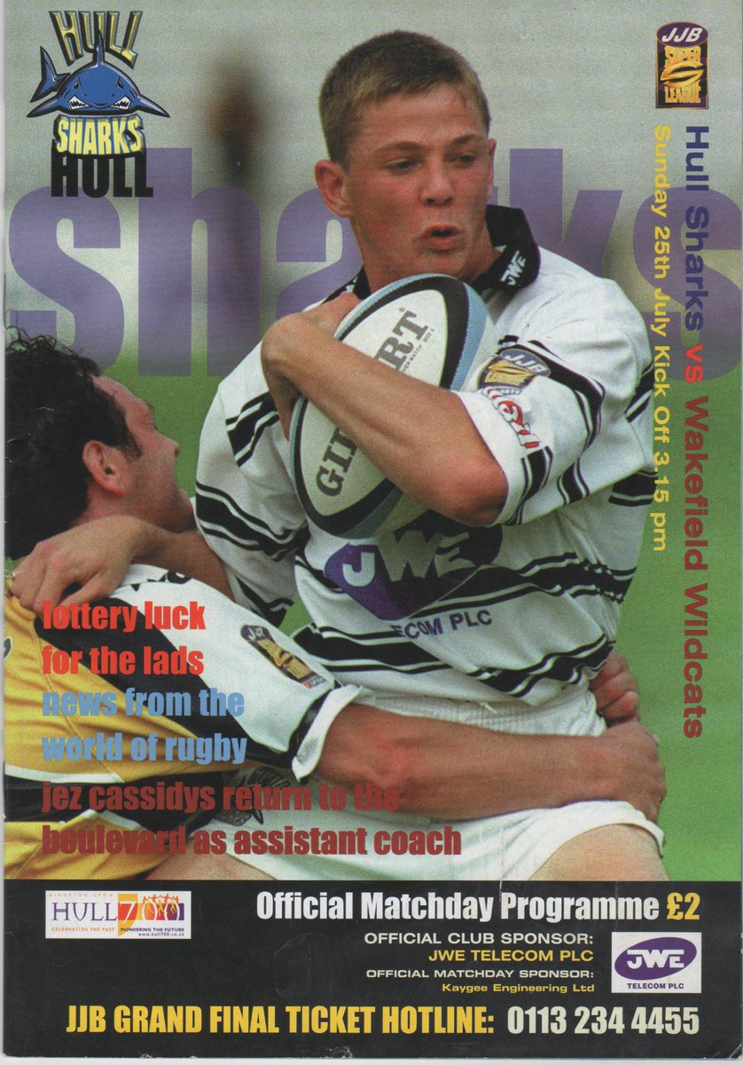 TrinityHeritage's tweet image. 📌 On This Day in History:
🗓️ 25th July 1999
🏉 Hull 23 Wakefield Trinity 16
🏆 Super League
👨👨👧👧 3,602 at The Boulevard
The Boulevard was never an easy place to go … especially when your completion rate is less than 50% … 21-4 at HT was too much to pull back in the second…