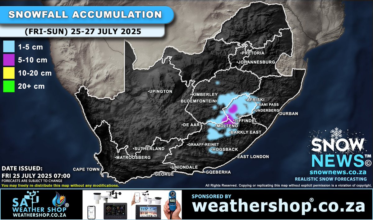 SnowNewsSA's tweet photo. LIMITED Snowfalls this weekend

Read more at https://t.co/CDq0T3k010

#africansnow #saweather #snow #weather https://t.co/suSS9gfETH