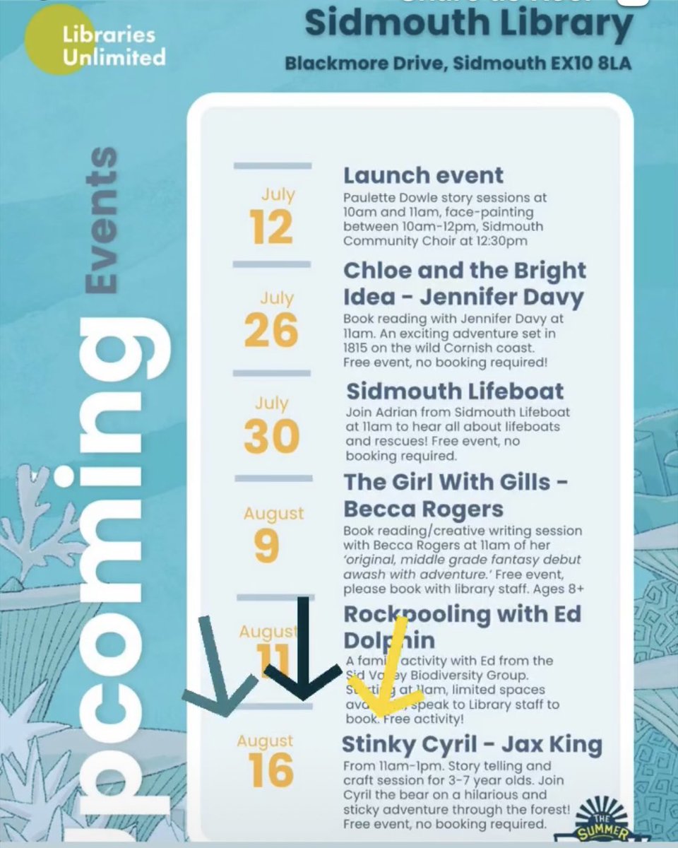 Jax King ✍️📕 (@jaxkingwrites) on Twitter photo Hugely excited for my next event at Sidmouth Library on Saturday 16th August - Storytelling and much more! Cyril can’t wait! 🐻<a href="/TinyTreeBooks/">Tiny Tree Books 📕</a> #kidlit #WritingCommunity #Storytelling #ChildrenEvents #PB #authorscommunity ✨😍 Hugely excited for my next event at Sidmouth Library on Saturday 16th August - Storytelling and much more! Cyril can’t wait! 🐻<a href="/TinyTreeBooks/">Tiny Tree Books 📕</a> #kidlit #WritingCommunity #Storytelling #ChildrenEvents #PB #authorscommunity ✨😍