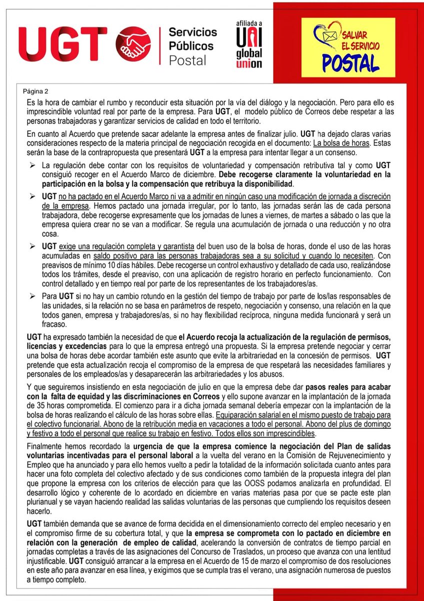 UGT Sector Postal 
Mesa Sectorial y Comisión Negociadora IV Convenio. 
#UGT #Correos #Esenciales