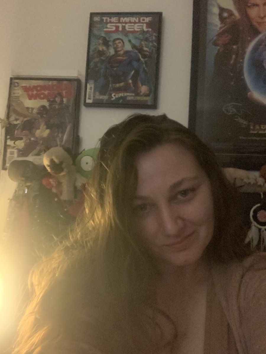 Naddleslee's tweet image. When you get home from work & realise #DateNight ainβt gunnaβ happen π so you get your fix of #Superman some other way. #JusticeLeagueDARK then The #78SuperMan