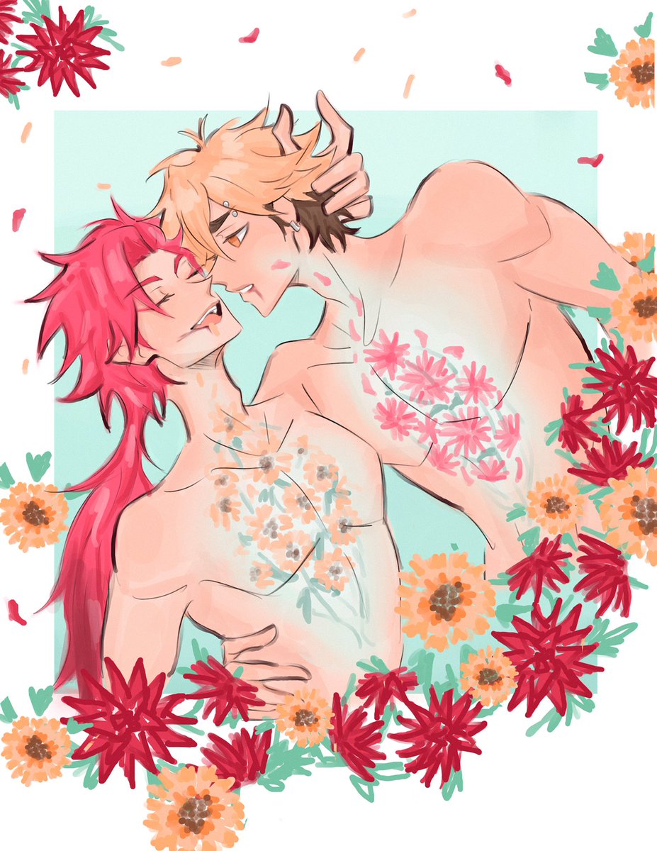 #FeiVeinWeek25 Day 3, feivein hanahaki disease concept sketch thingie