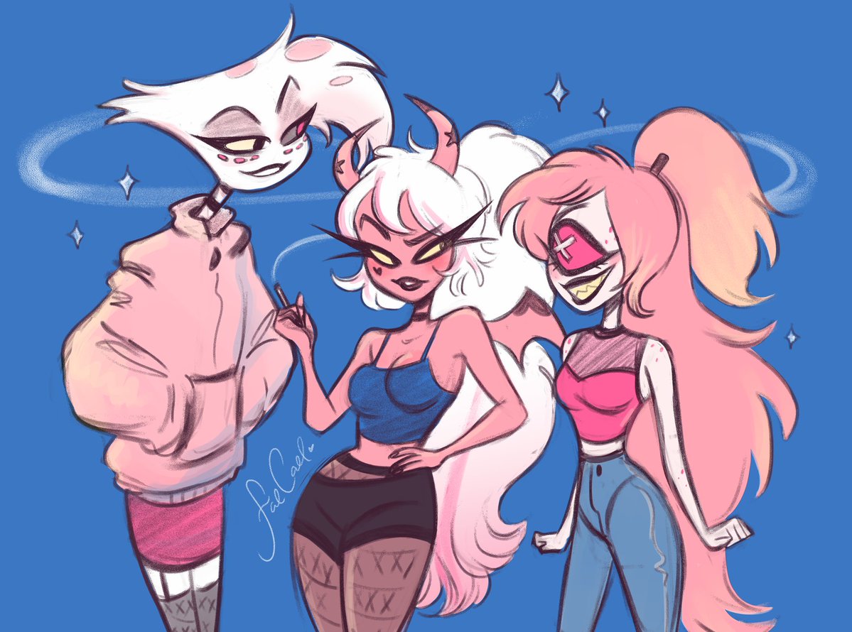 girls night . ݁₊ ⊹ . ݁˖ . ݁
#hazbinhotel #helluvaboss