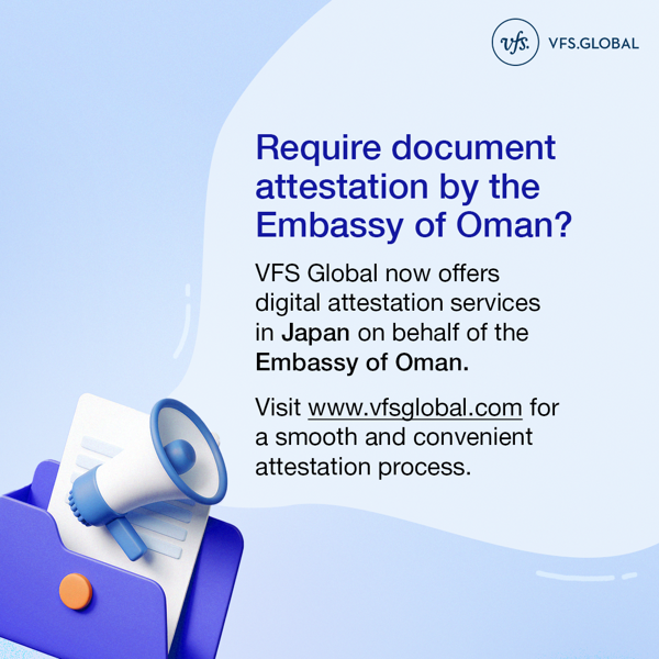 VFSGlobal's tweet image. Residents of Japan, South Korea, and Thailand can now opt for our digital attestation service for their documents and experience a seamless online attestation process.
For more information, please visit: brnw.ch/21wUpzt
#AttestationService