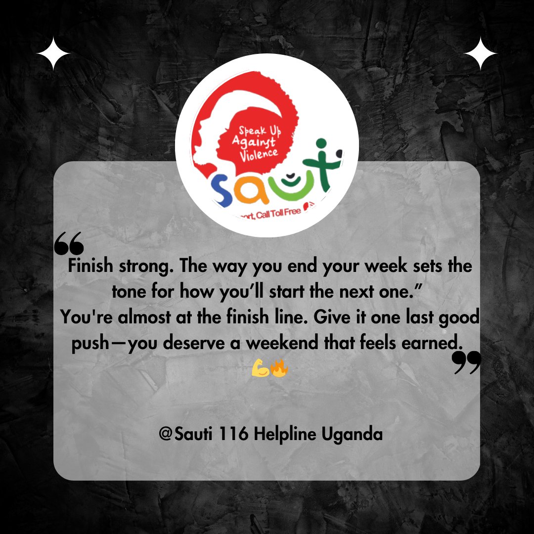 sauti116's tweet image. TGIF! Let’s wrap it up with purpose and peace. The weekend is calling. 🌟🙌