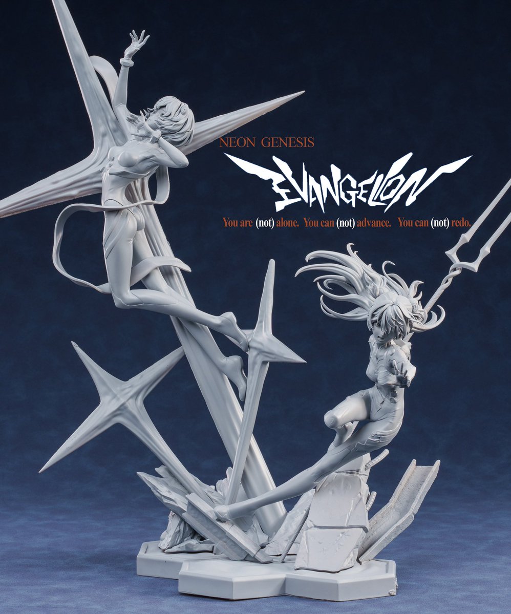 Midy323's tweet image. 【Asuka&Rei】
WF2025S 4-07-03 にて展示&販売します
撮影:@Chezterrrr
原型:@midy
卓番:4-07-03
全高約300/460mm
·価格 30,000円単品 /57,000円セット
限定9体
※未塗装未組立のガレージキットです。
よろしくお願いいたします
#WF2025S
#EVA #新世紀福音戰士 #明日香 #アスカ #evangelion