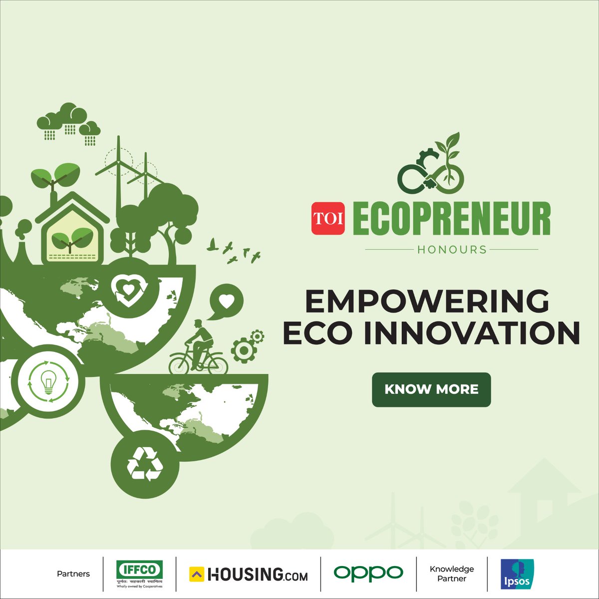 Empowering Eco Innovation
The Times of India Ecopreneur Honours 2025 unveils a platform that celebrates India’s leading voices in sustainability on August 4, 2025, at 5:30 PM onwards in New Delhi.

This prestigious platform celebrates trailblazing individuals, visionary startups,