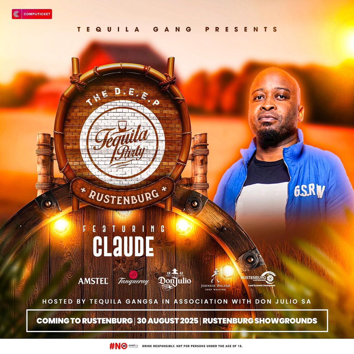 OttoB_'s tweet image. Dj Claude
The D•E•E•P |RUSTENBURG 2025|
#ALL_VIP_ExperiencE | #TequilaParty | #NoGeneralAccess |
• Date: 30 August 2025
Venue: Rustenburg Showgrounds
Time: 13:00
• Tickets 🎫
@computicket
computicket-boxoffice.com/e/the-deep-rus…
#GANG❤️Rustenburg | #WeLoveHouseMusic | @top fans