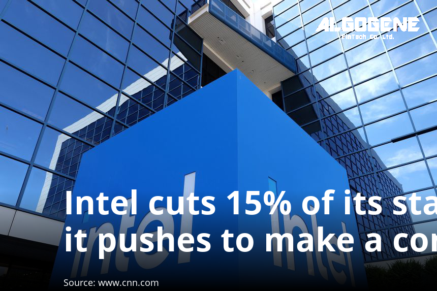 ALGOGENE_'s tweet photo. 🌍💹 Intel cuts 15% of its staff as it pushes to make a comeback. Continue reading 👉https://t.co/DrlePw38bG
#ALGOGENE #BreakingNews #IntelLayoffs #TechIndustry #JobCuts #CorporateRestructuring https://t.co/457DwABCyn
