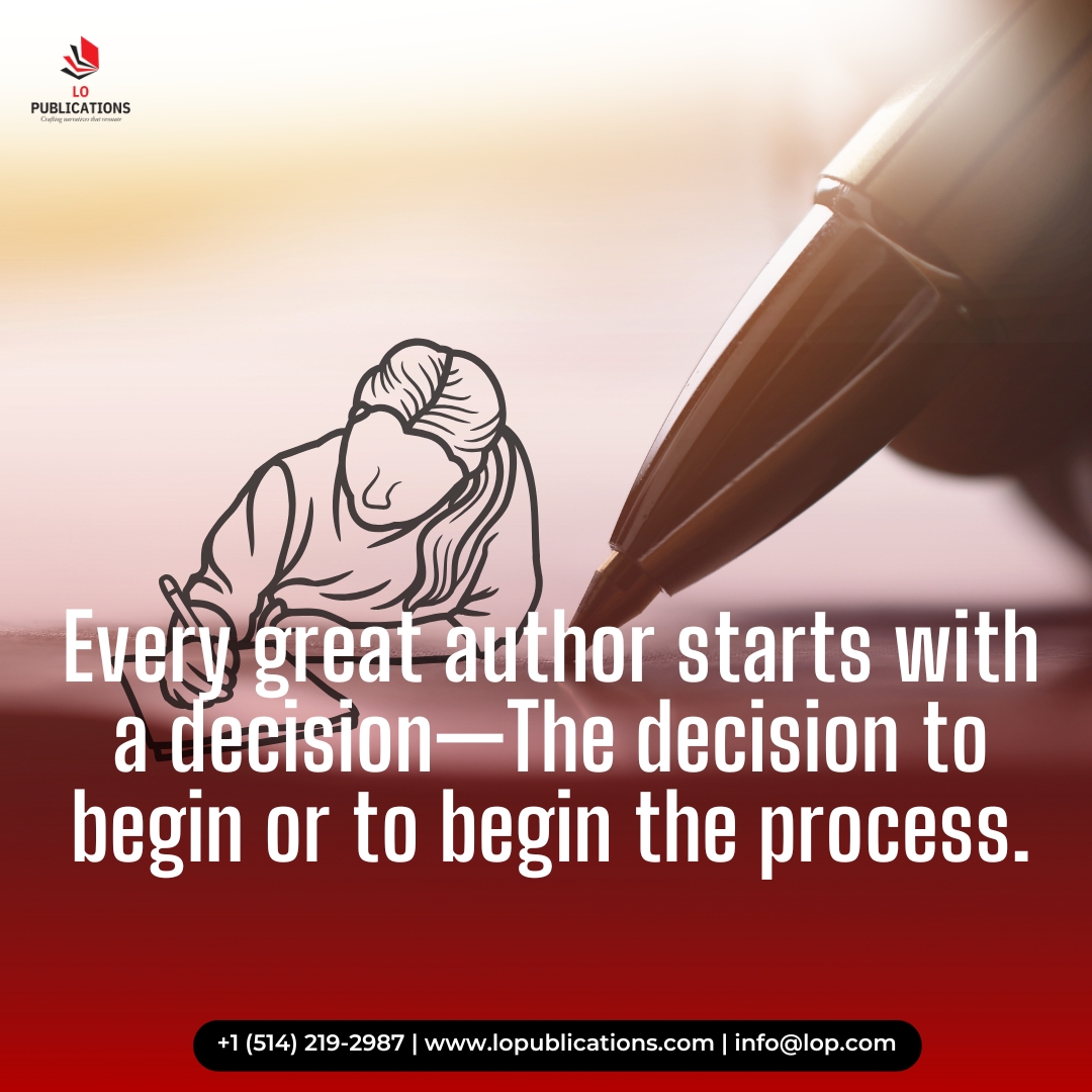 Lo_Publications's tweet image. Every great author starts with one decision—to begin.

#StartWriting
#LetsBeginToWrite
#LOPublications
#WritersCommunity
#Authors
#Writers
#LayoObidike
#TheyCallMeLayo