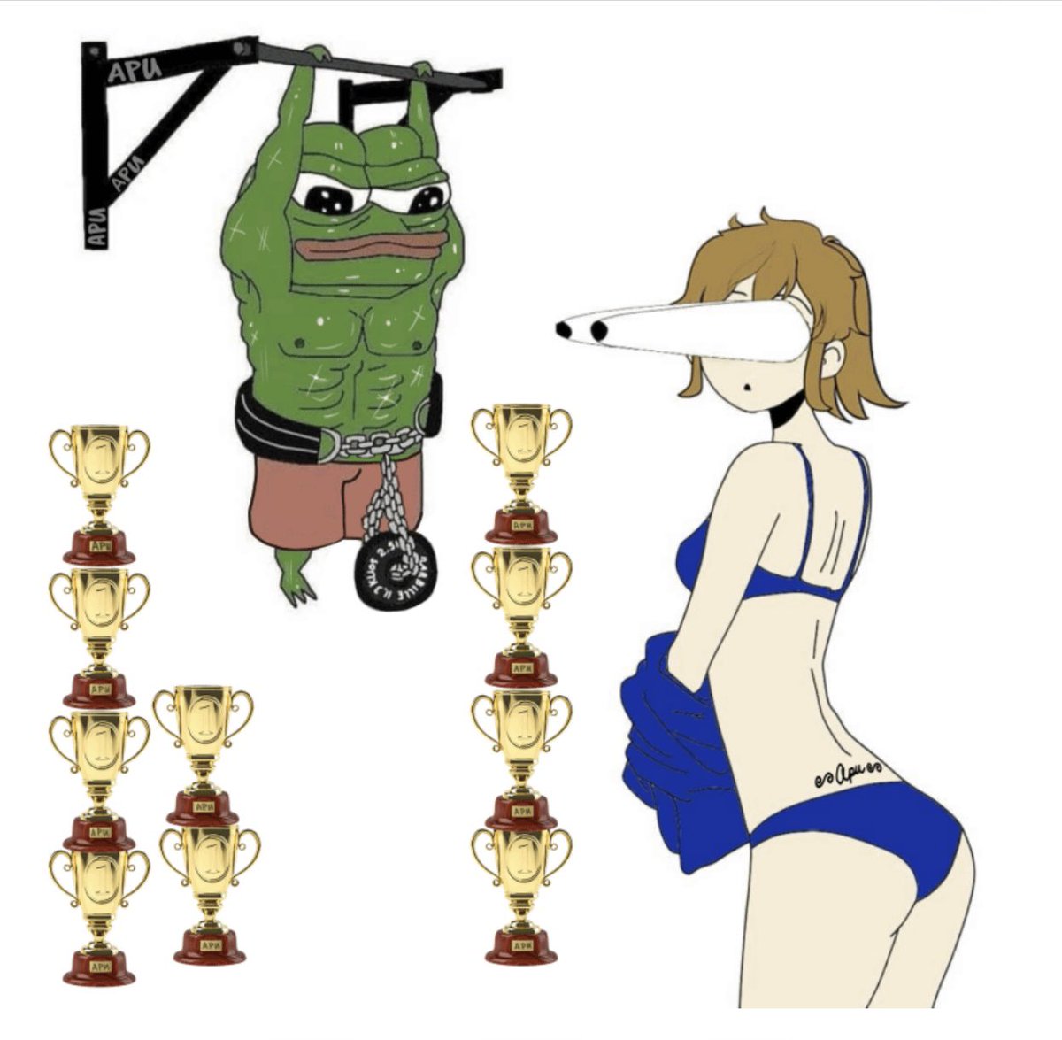 Adambreakbread_'s tweet image. Just woke up and saw that $APU returned back to that sweet spot I spoke about yesterday, anything between 81M & 85M MC is the floor, it’s literally a gift from the “meme gods” considering where we’re headed in the coming months 📈🚀
I bought the dip and now I’m headed to the…