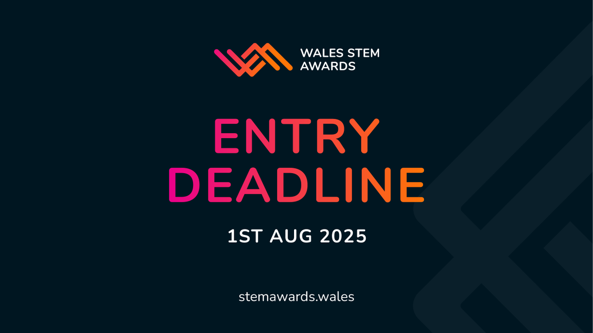 You've got a week until entries close for this year's Wales STEM Awards! Take a look at the categories and get your entries together ASAP!  stemawards.wales 
#STEMStars #STEMWinners