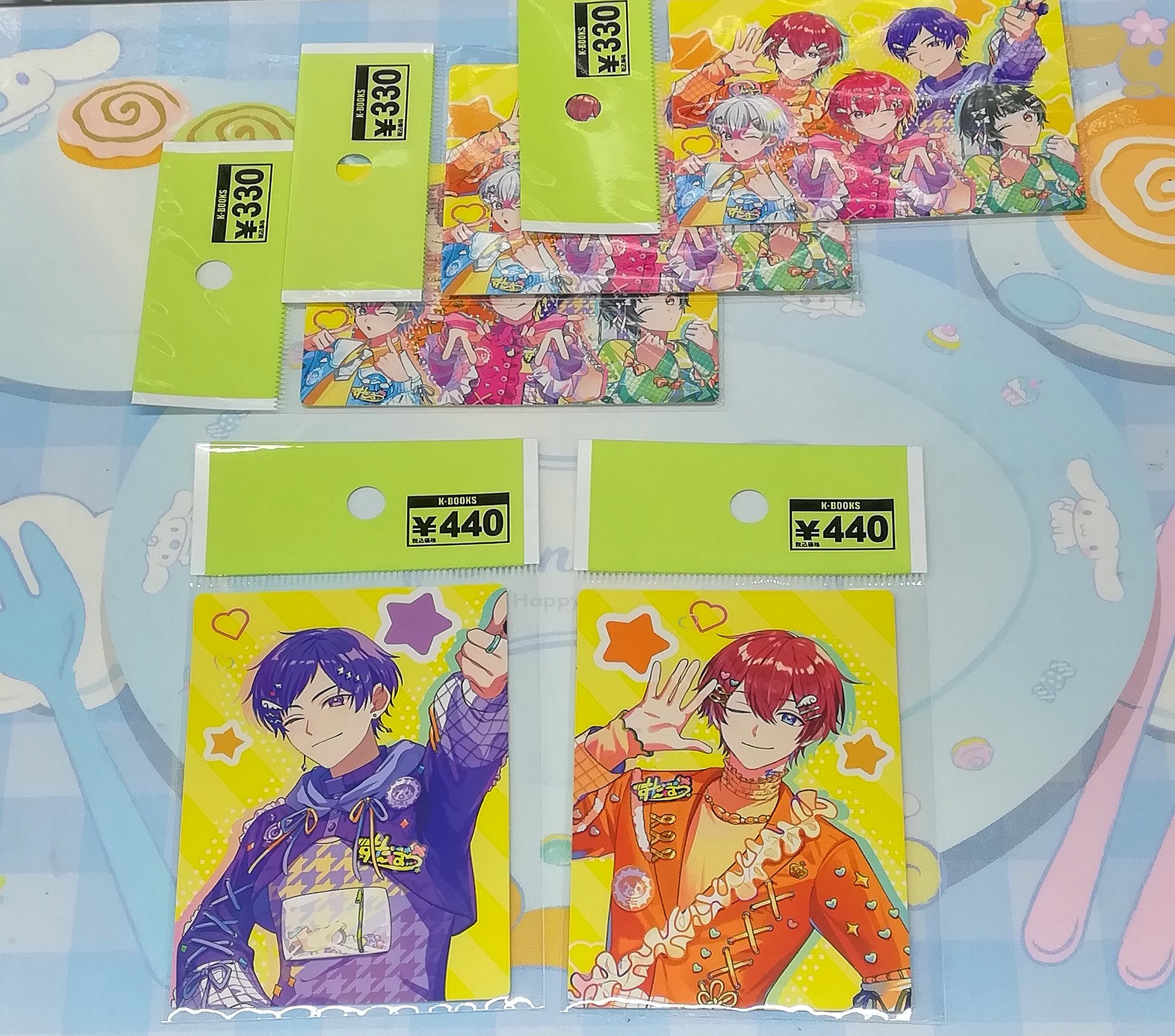 EXAM きゃらぺい　購入者特典付き THE IDOLM@STER SideM 49 ELEMENTS -02 C.FIRST」の特典デザイン