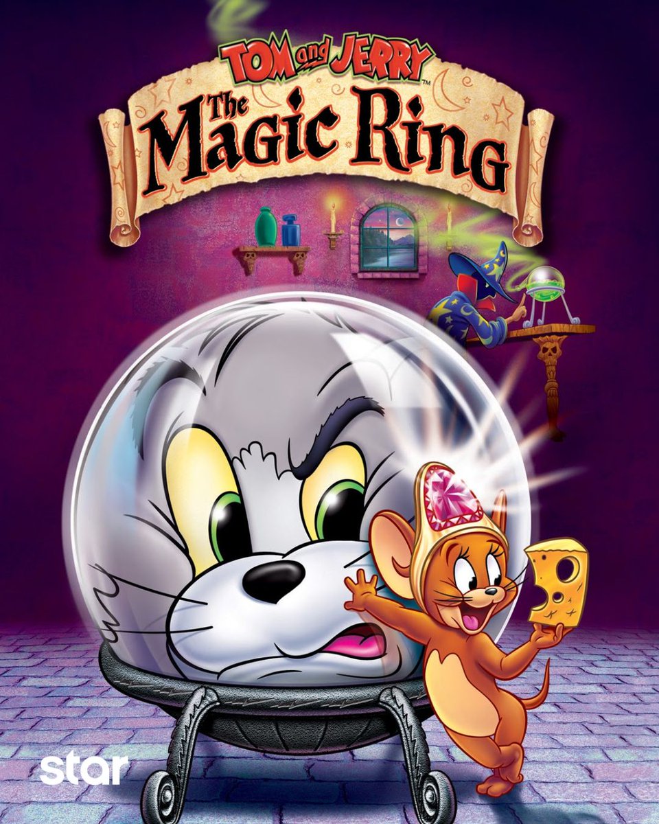 StarChannelGr's tweet image. 🎬 TOM AND JERRY: THE MAGIC RING
⏰ 10:00
Ο μάγος-δάσκαλος εμπιστεύεται τον Τομ με ένα ανεκτίμητο μαγικό δαχτυλίδι. Όταν το δαχτυλίδι σφηνώνει στο κεφάλι του Τζέρι, ο Τομ πανικοβάλλεται και ο Τζέρι εξαφανίζεται μαγικά στην πόλη!
#StarChannelTV